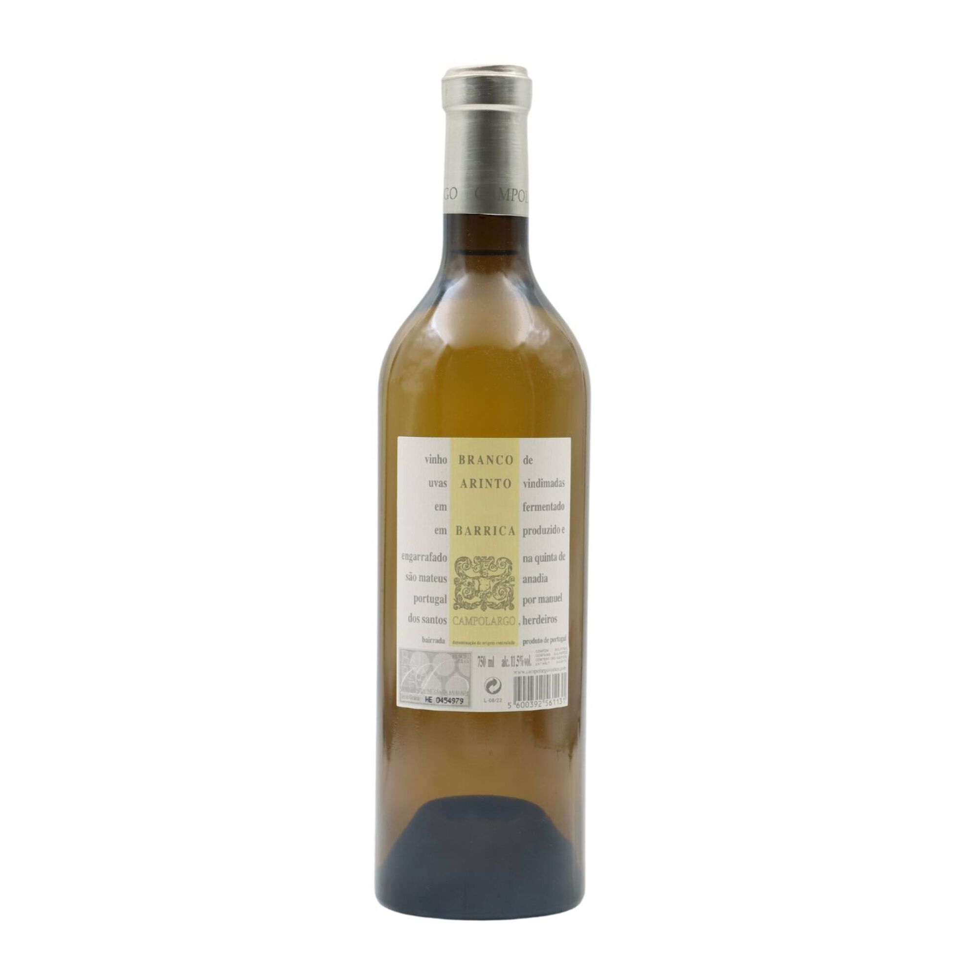 Campolargo Arinto Barrica Bairrada Vinho Branco