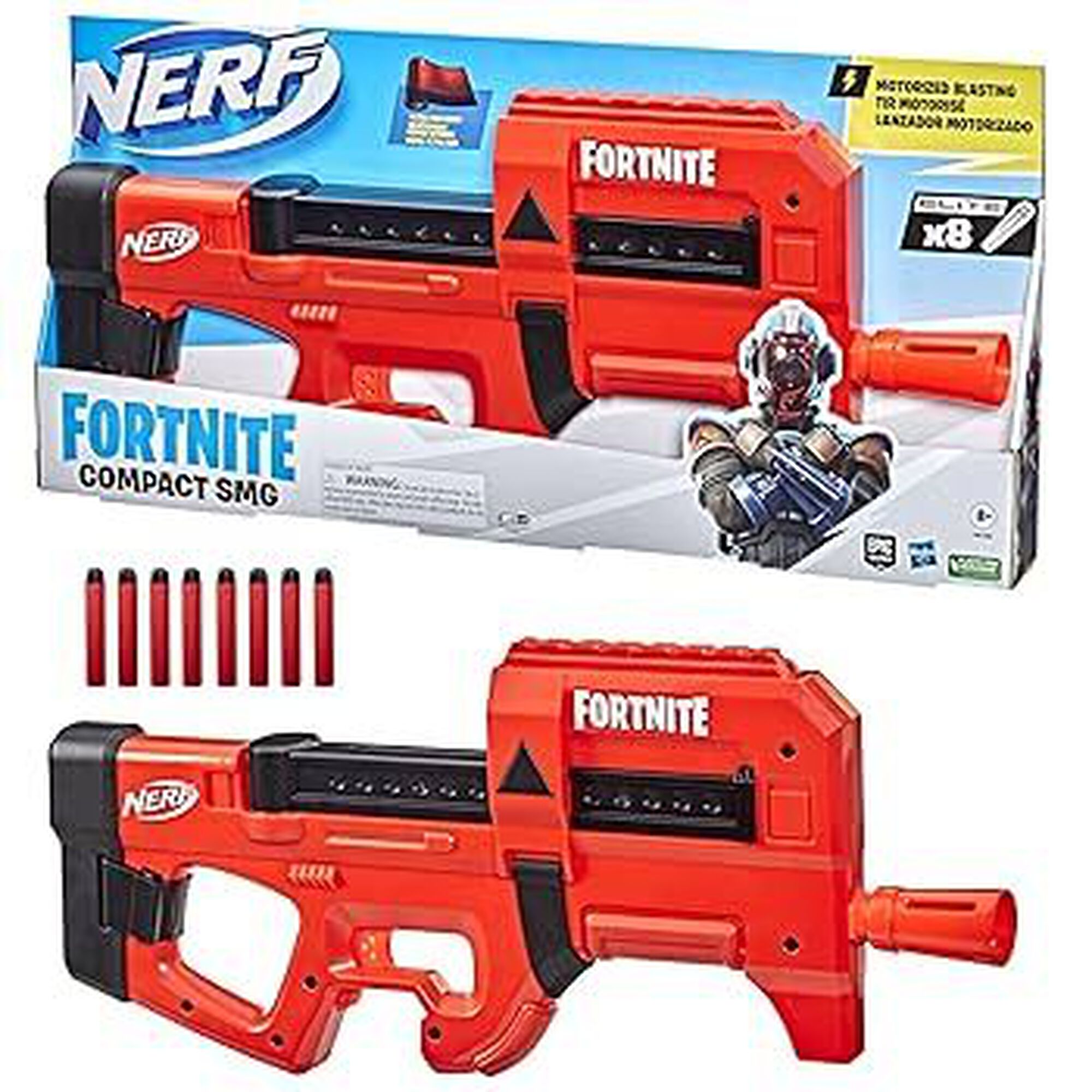 Nerf - Lan&ccedil;ador  Fortnite Compact Smg Efs