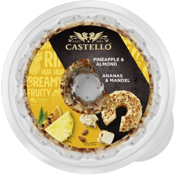 Queijo com Ananás e Amêndoa Castello