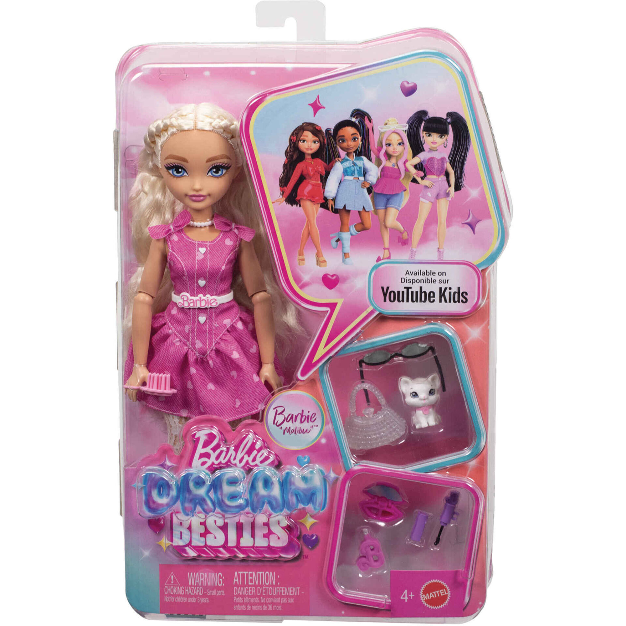 Barbie - Boneca Dream Besties Malibu e Acess&oacute;rios