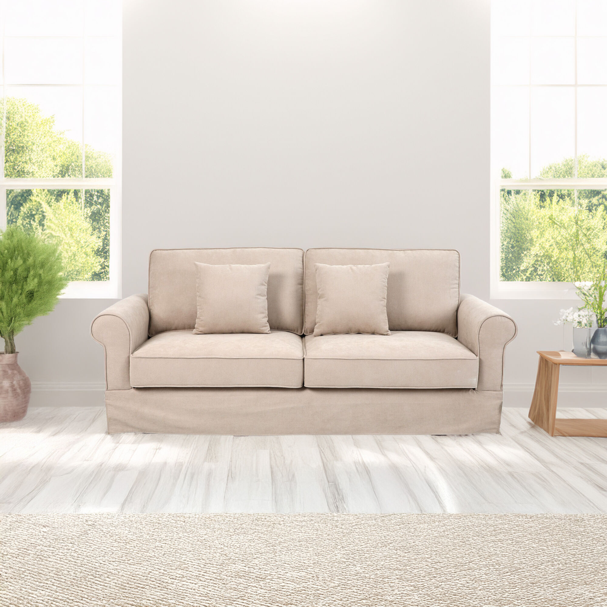 Sofá 3 Lugares 86x197x88cm Malmo II