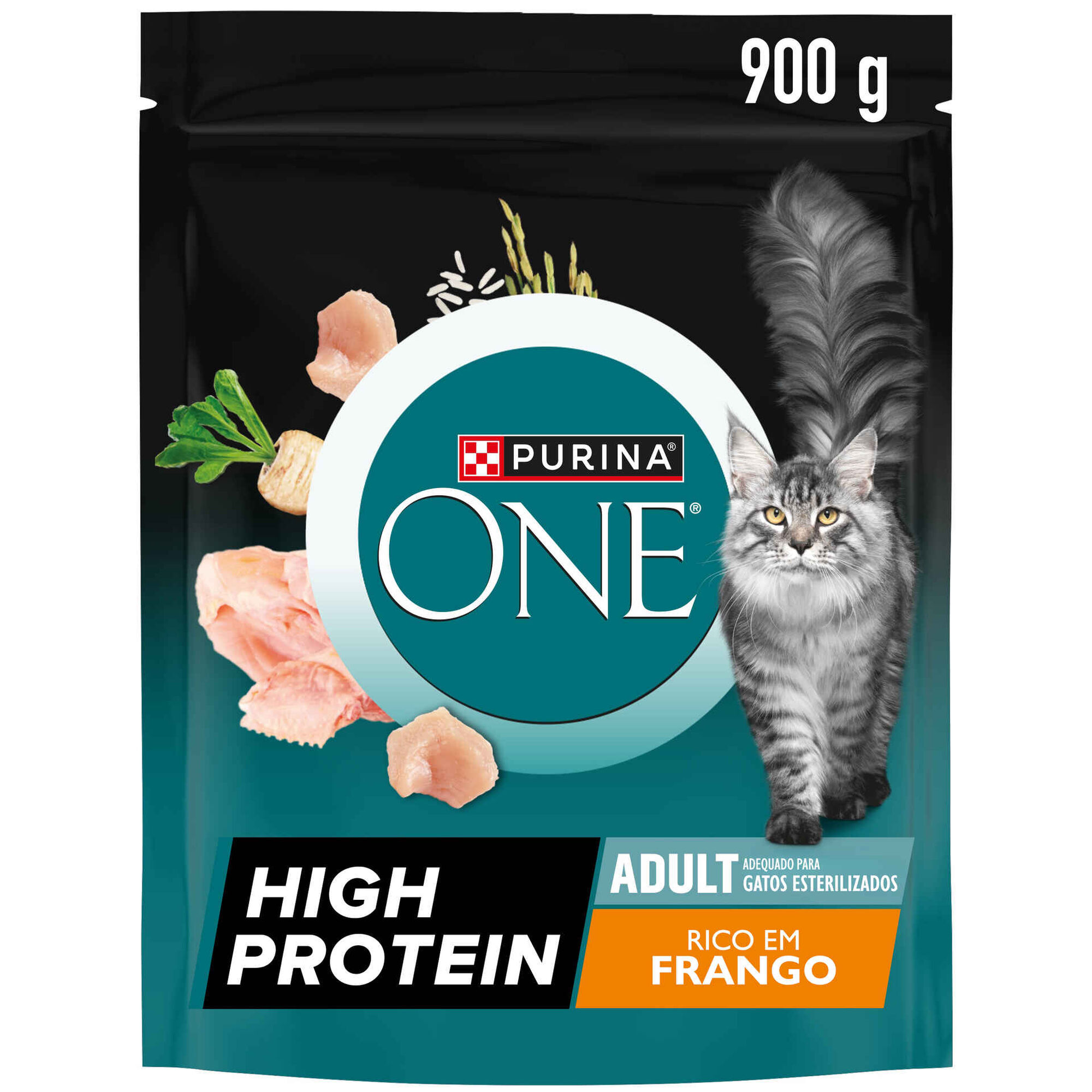Ra&ccedil;&atilde;o para Gato Adulto High Protein Frango Purina One
