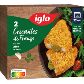 Crocante de Frango Recheado com Alho e Salsa Iglo
