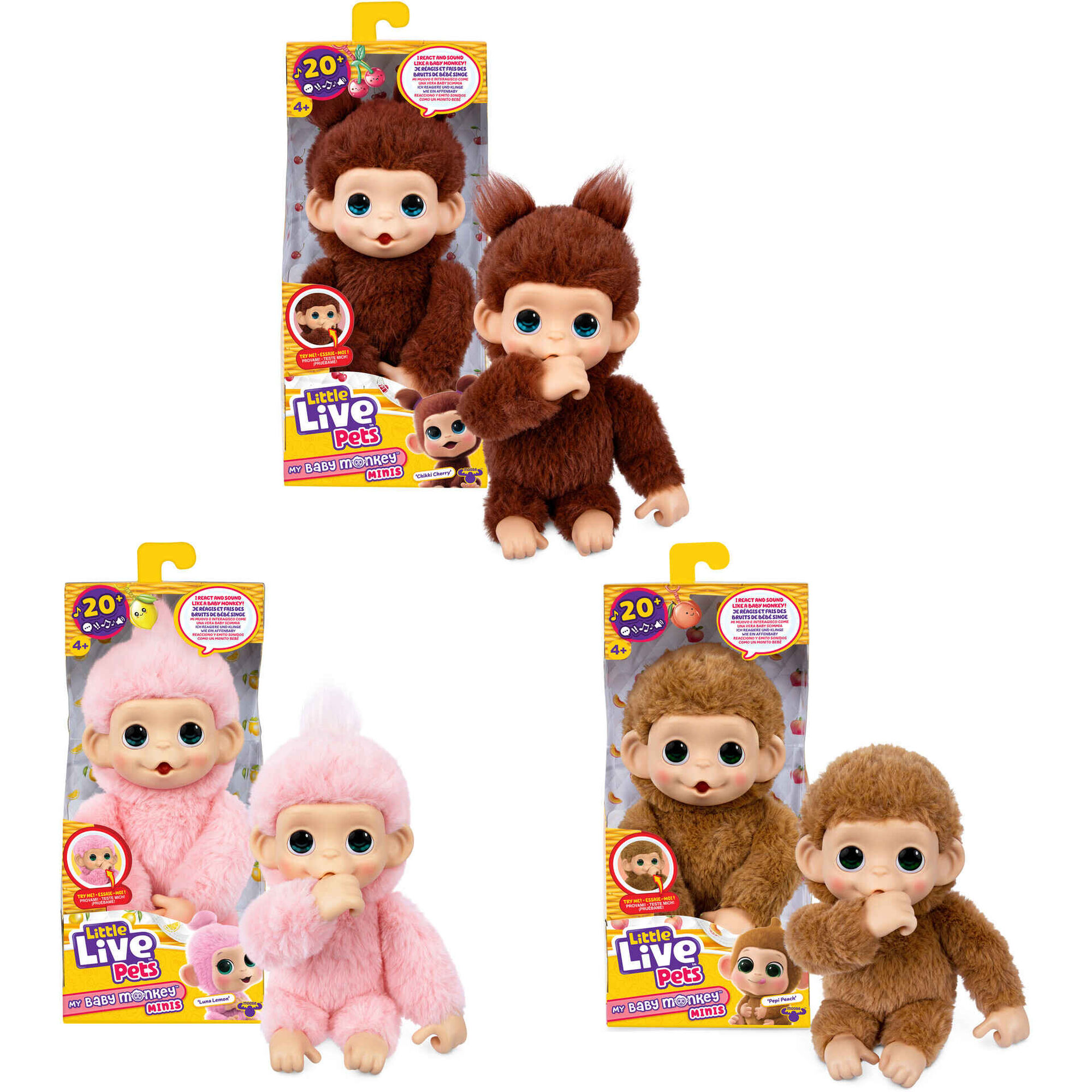 Little Live Pets - Figuras Macaco Beb&eacute;