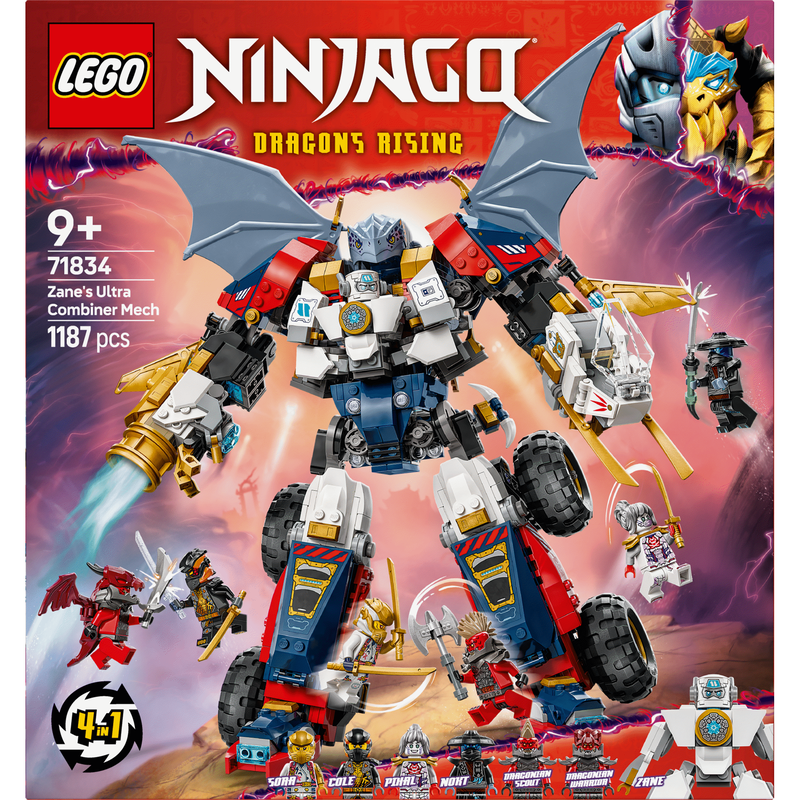 LEGO Ninjago - Robô Ultra Combinador do Zane - 71834