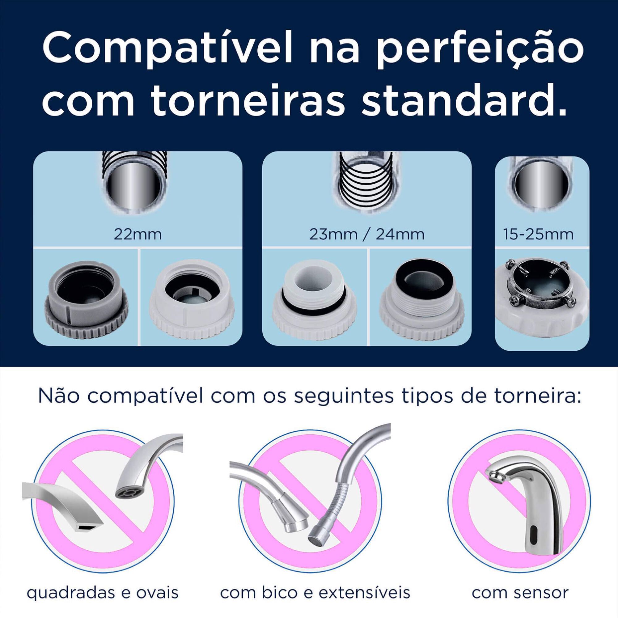 Sistema Filtra&ccedil;&atilde;o &Aacute;gua para Torneira On Tap Brita