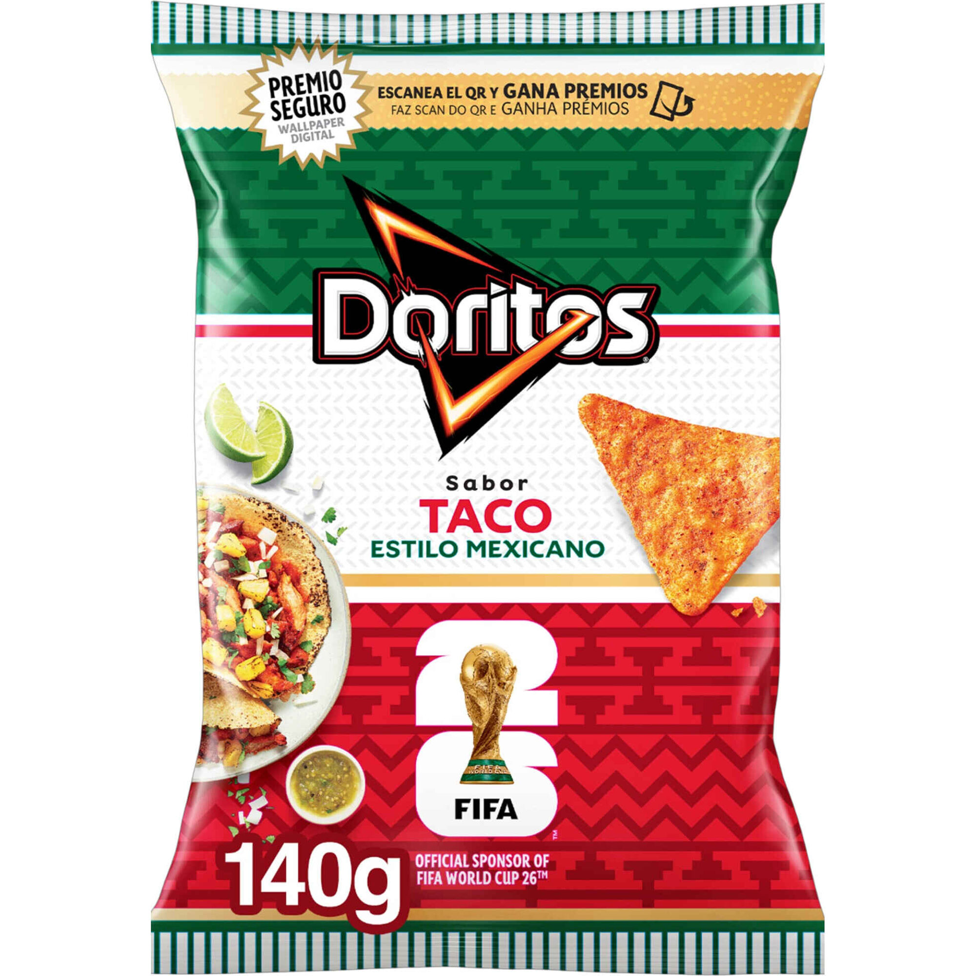 Snacks Milho Taco Mexicano Doritos