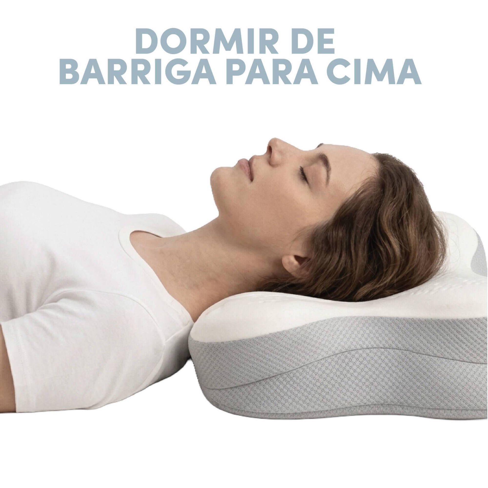 Almofada 62x37x14,4cm Cervical Viscoel&aacute;stica Kasa