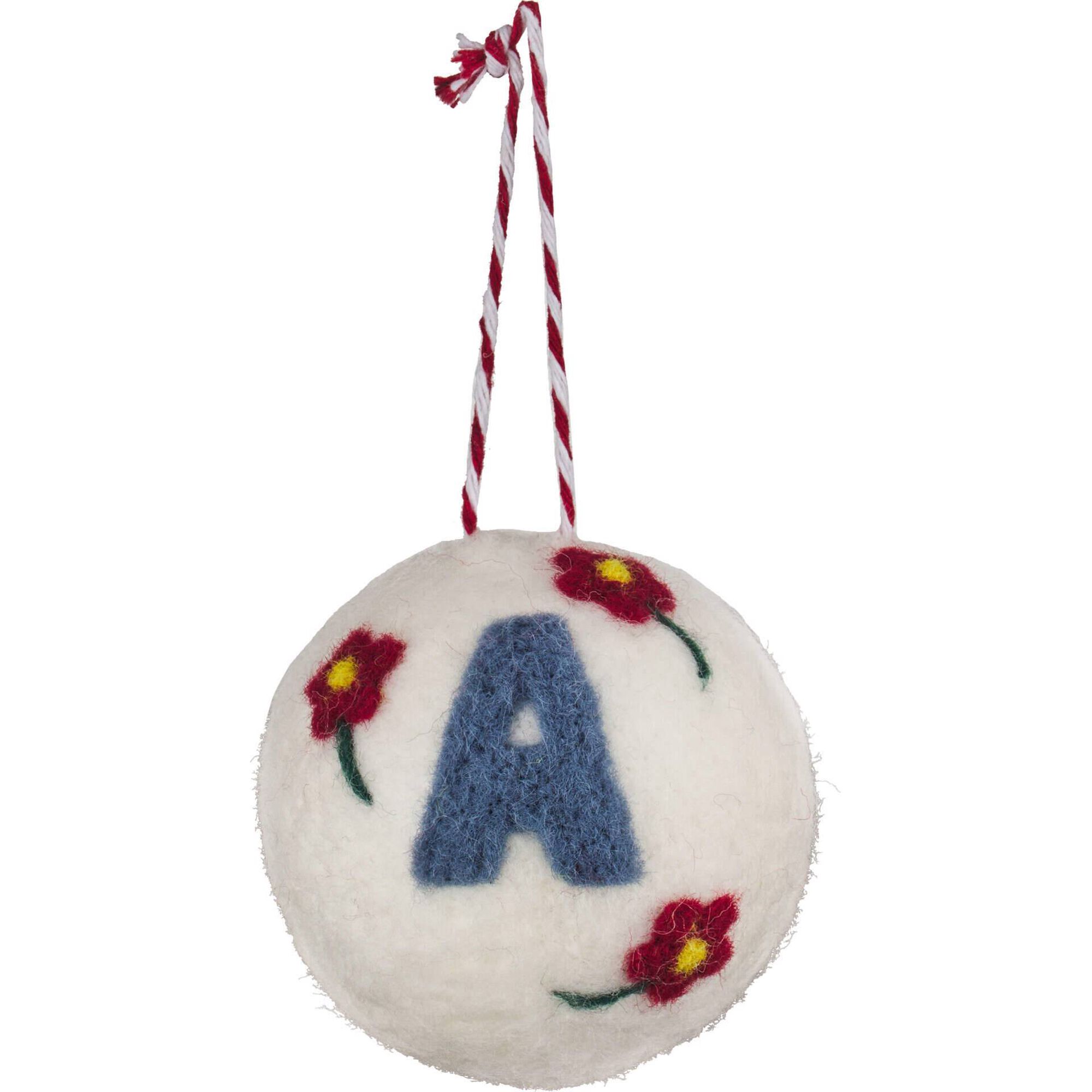 Bola Feltro Letra A