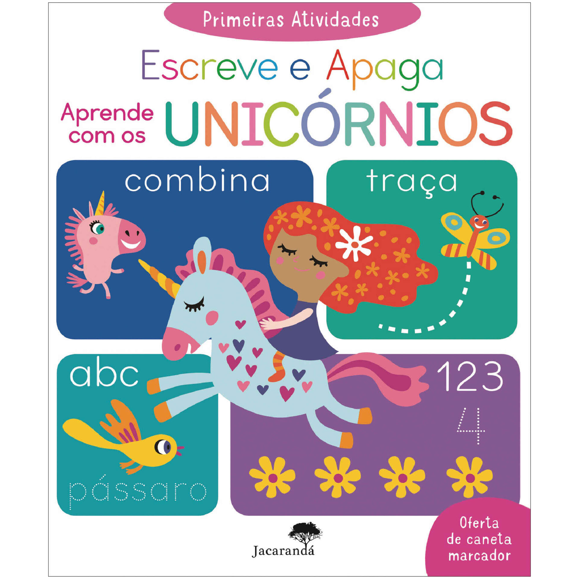 Escreve e Apaga - Aprende com os Unicórnios