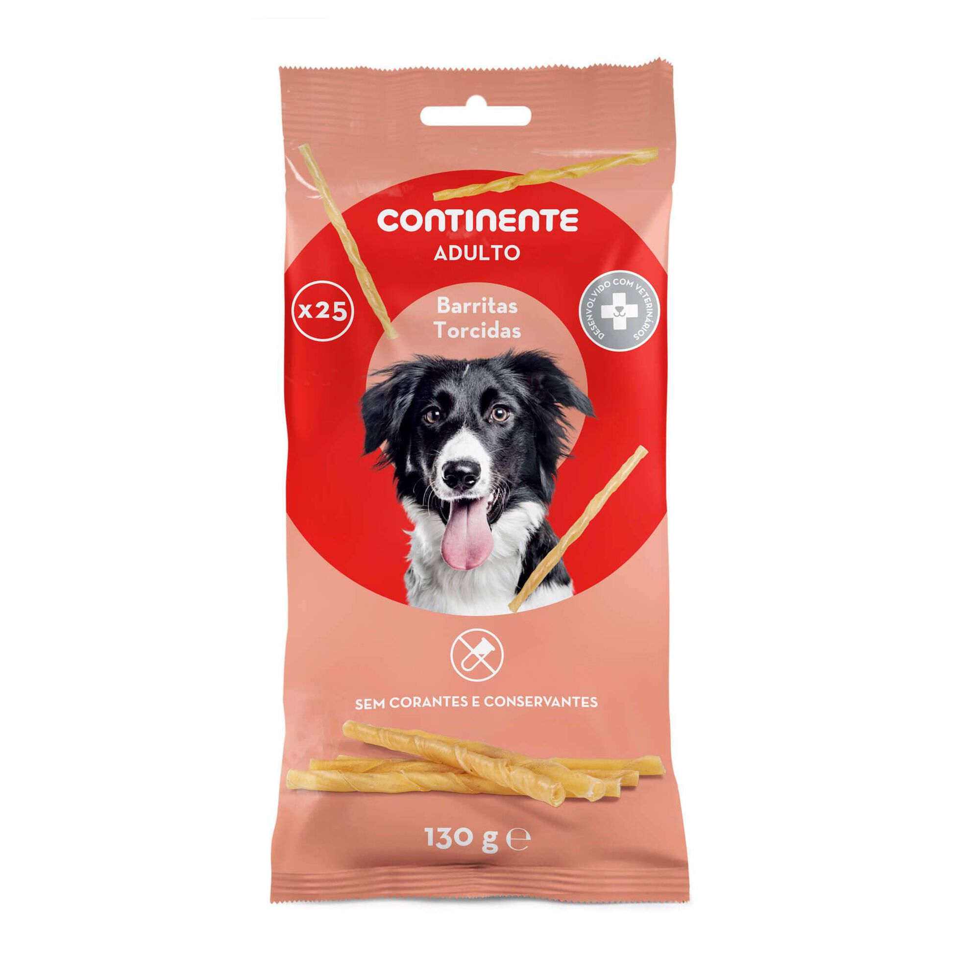 Snack para Cão Adulto Barritas Torcidas Snack para Cão Adulto Barritas Torcidas