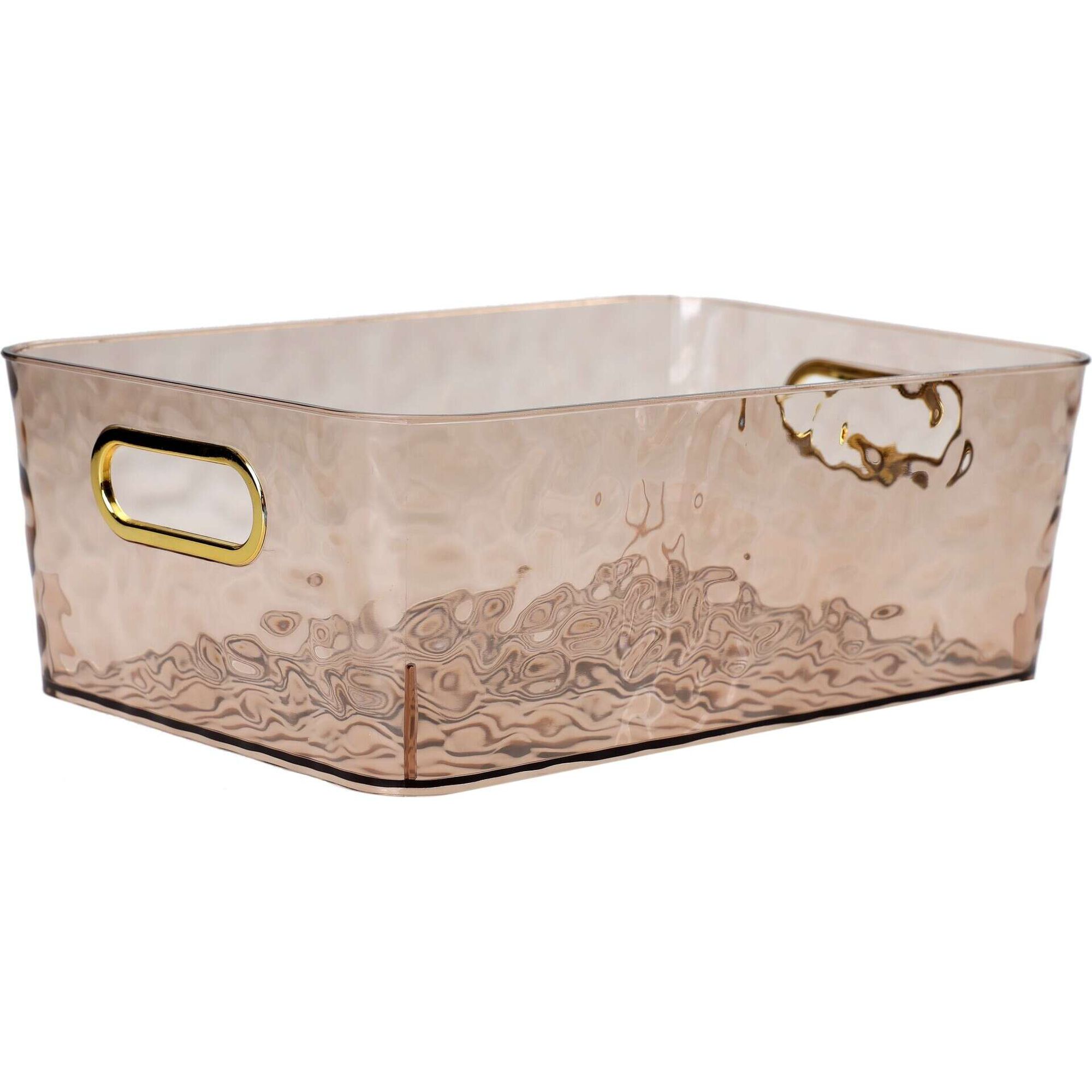 Cesto Acrílico 29x20x10,1cm Rosa