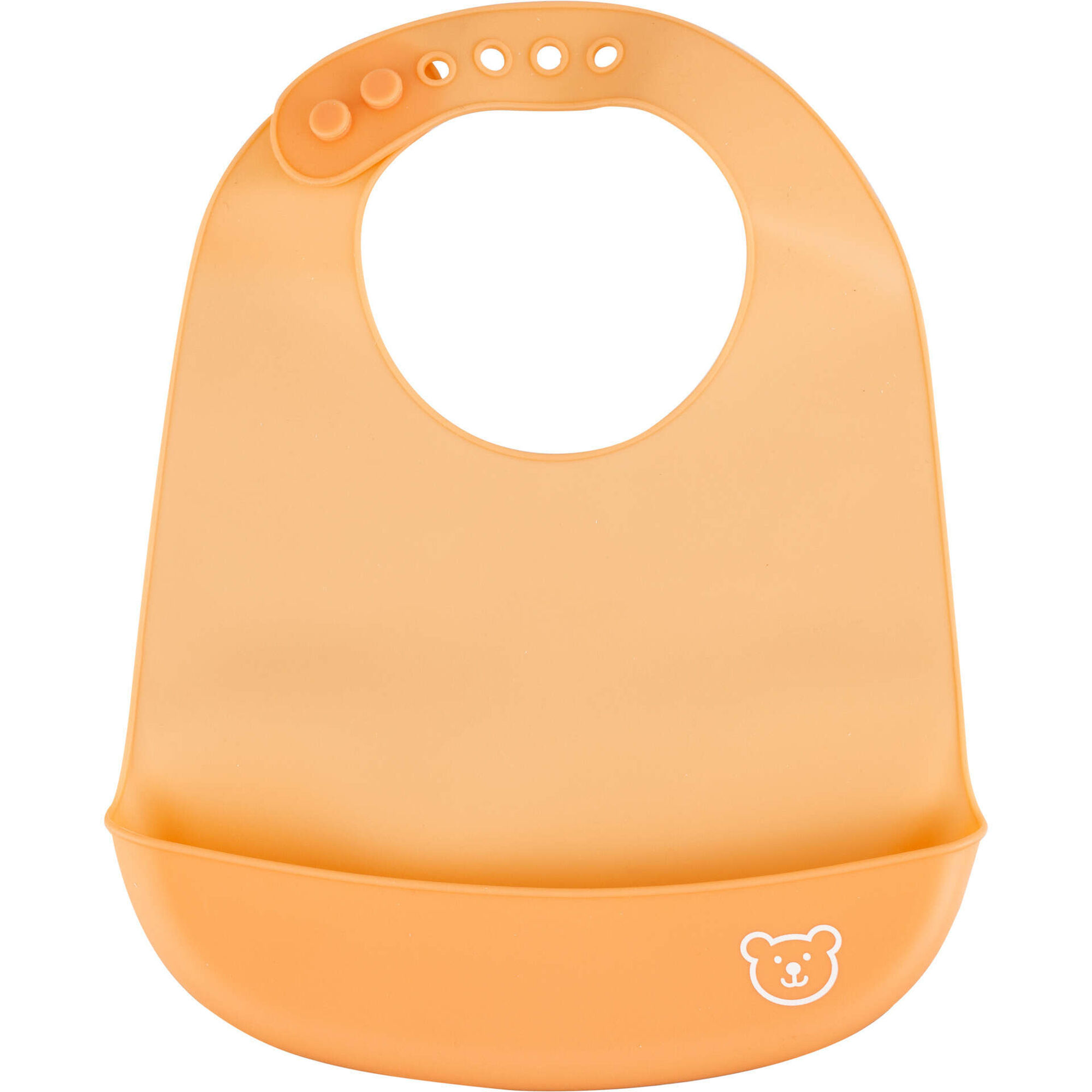 Babete Silicone Laranja