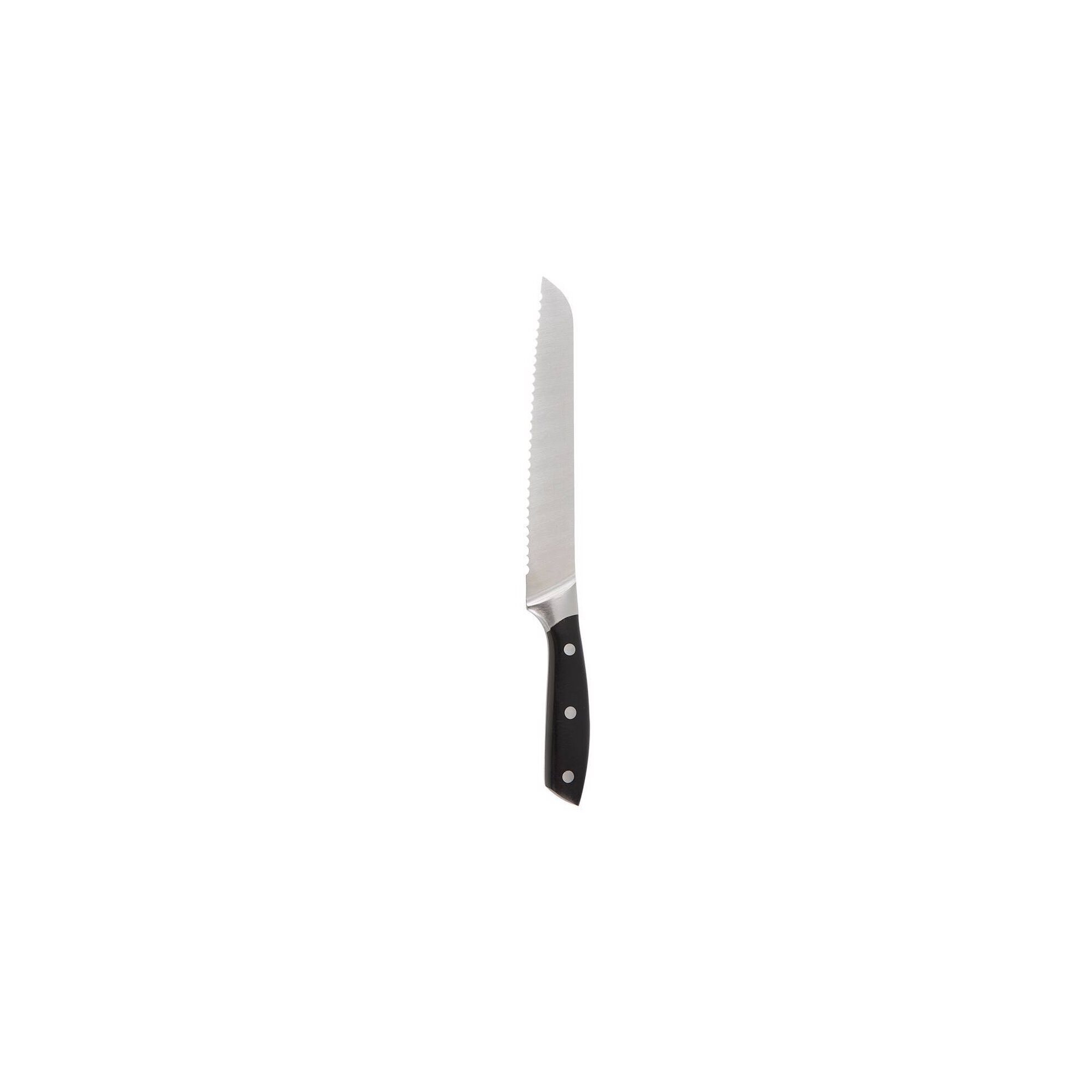 Faca Pão 20,5cm Cabo Plástico Preto Elite Chef Faca Pão 20,5cm Cabo Plástico Preto Elite Chef