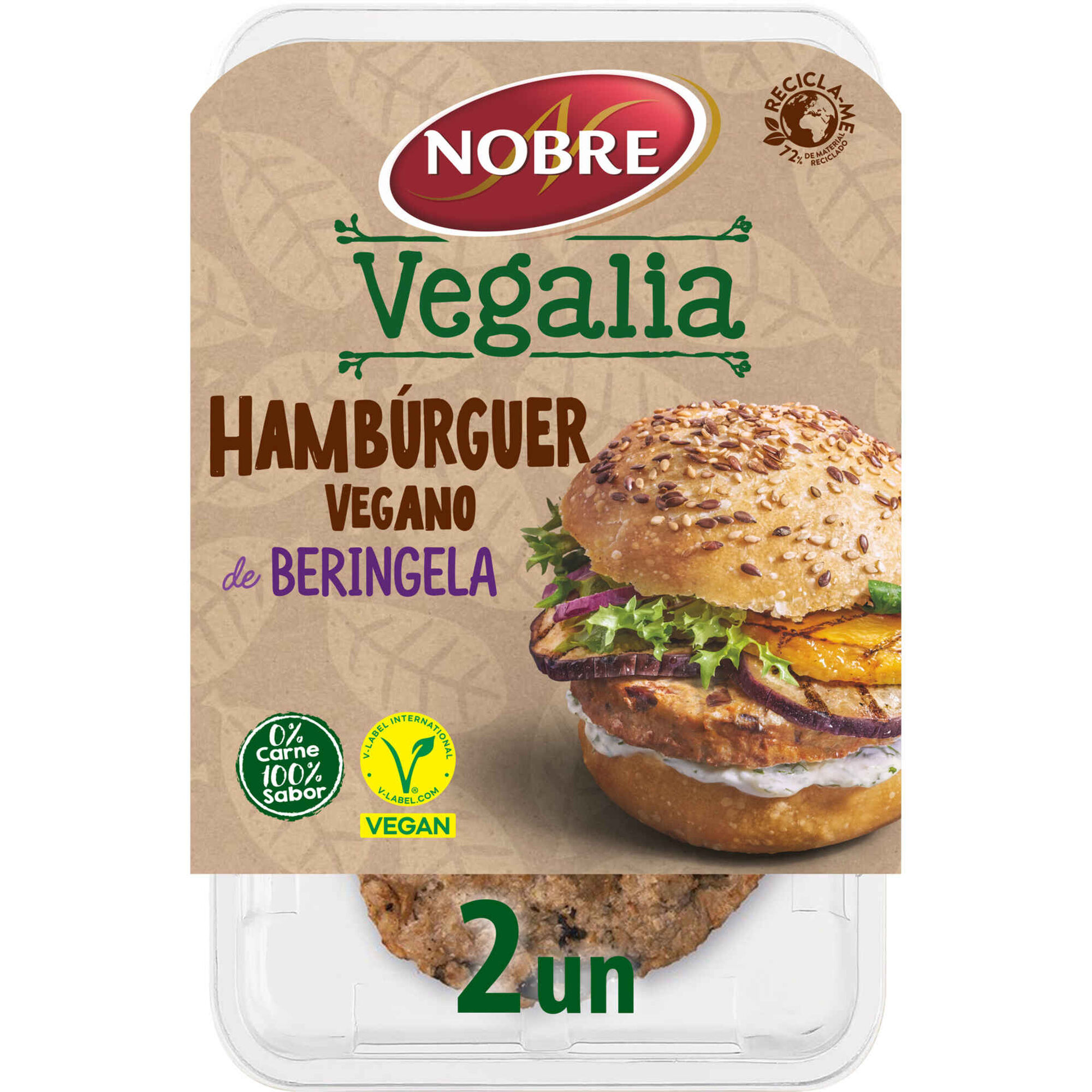 Hambúrguer Vegetariano de Beringela