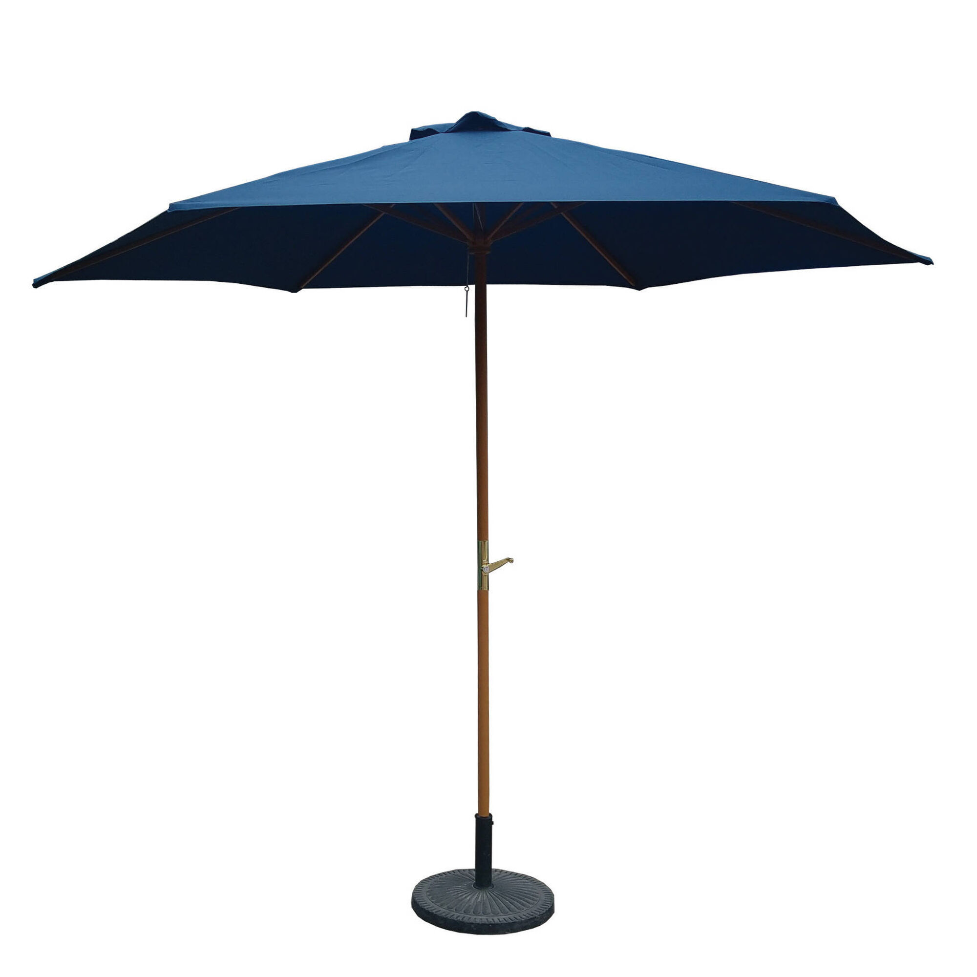 Guarda-sol de Madeira com Manivela 2x3m Guarda-sol de Madeira com Manivela 2x3m