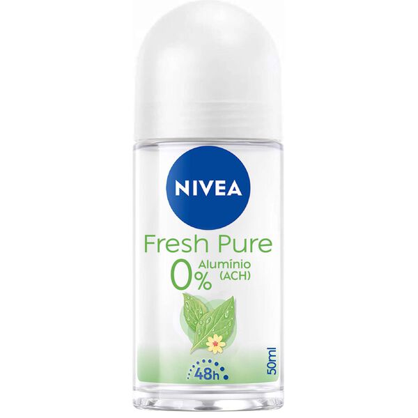 Desodorizante Roll On Pure & Natural Nivea