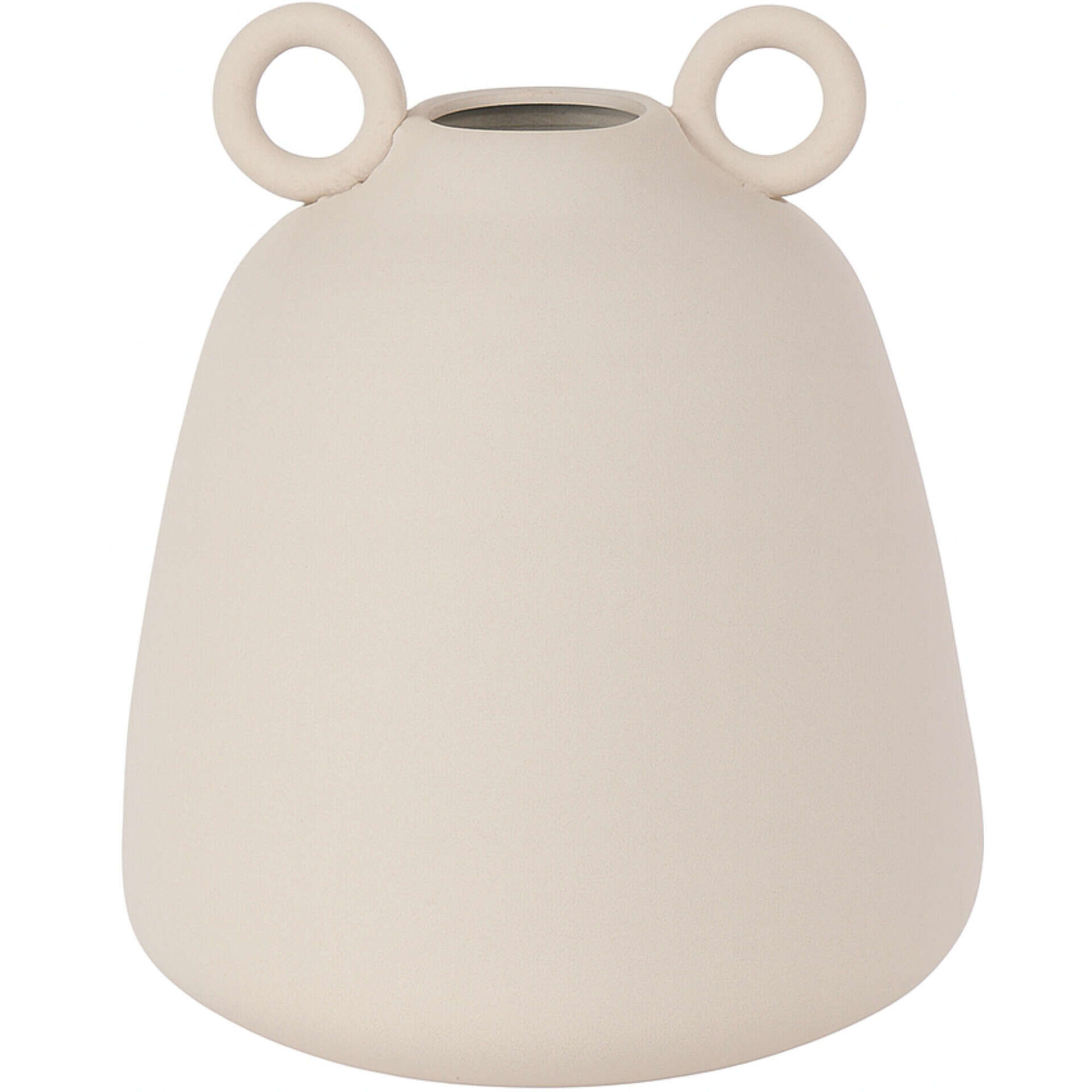 Jarra 17cm Branca com 2 Asas Círculo