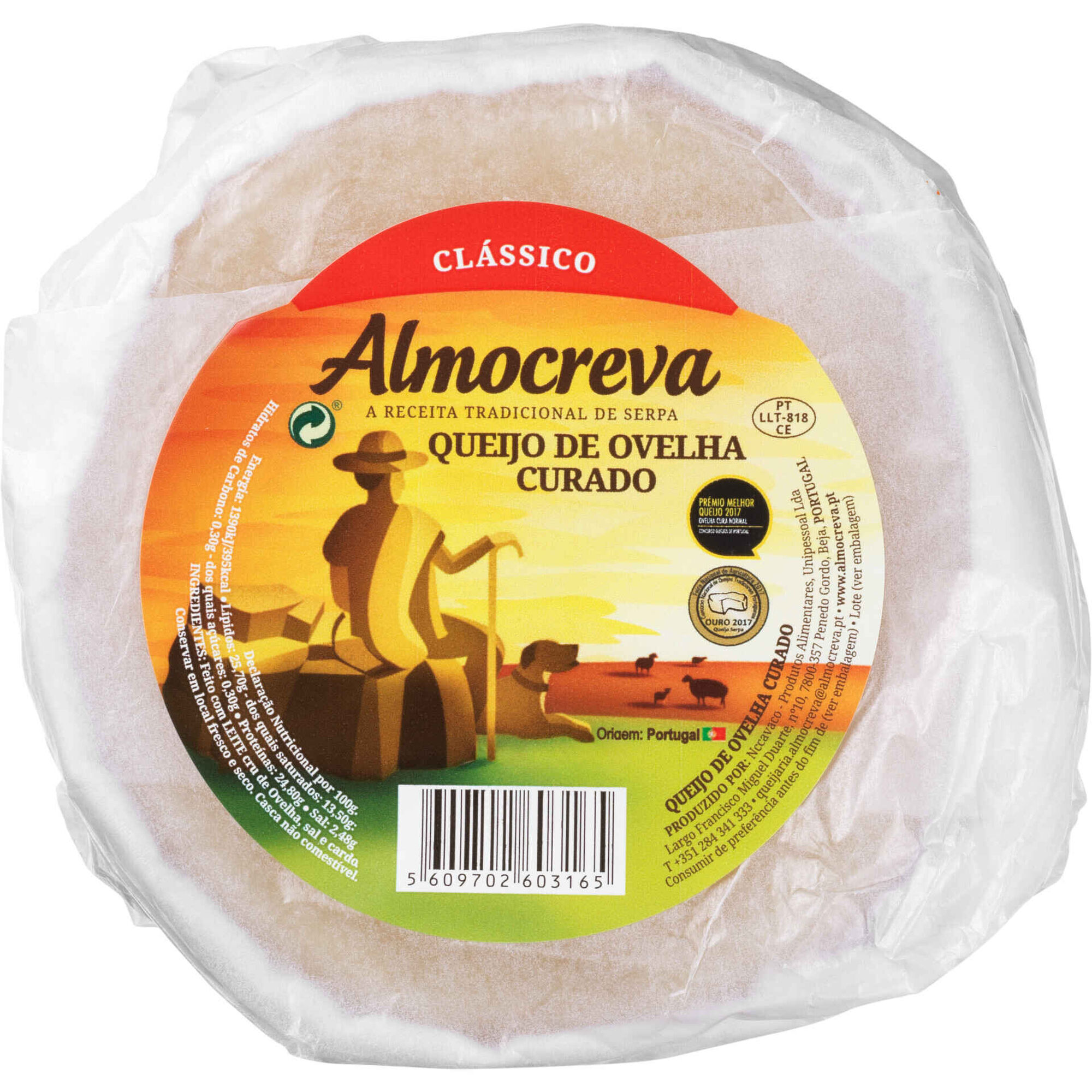 Queijo de Ovelha Amanteigado Almocreva
