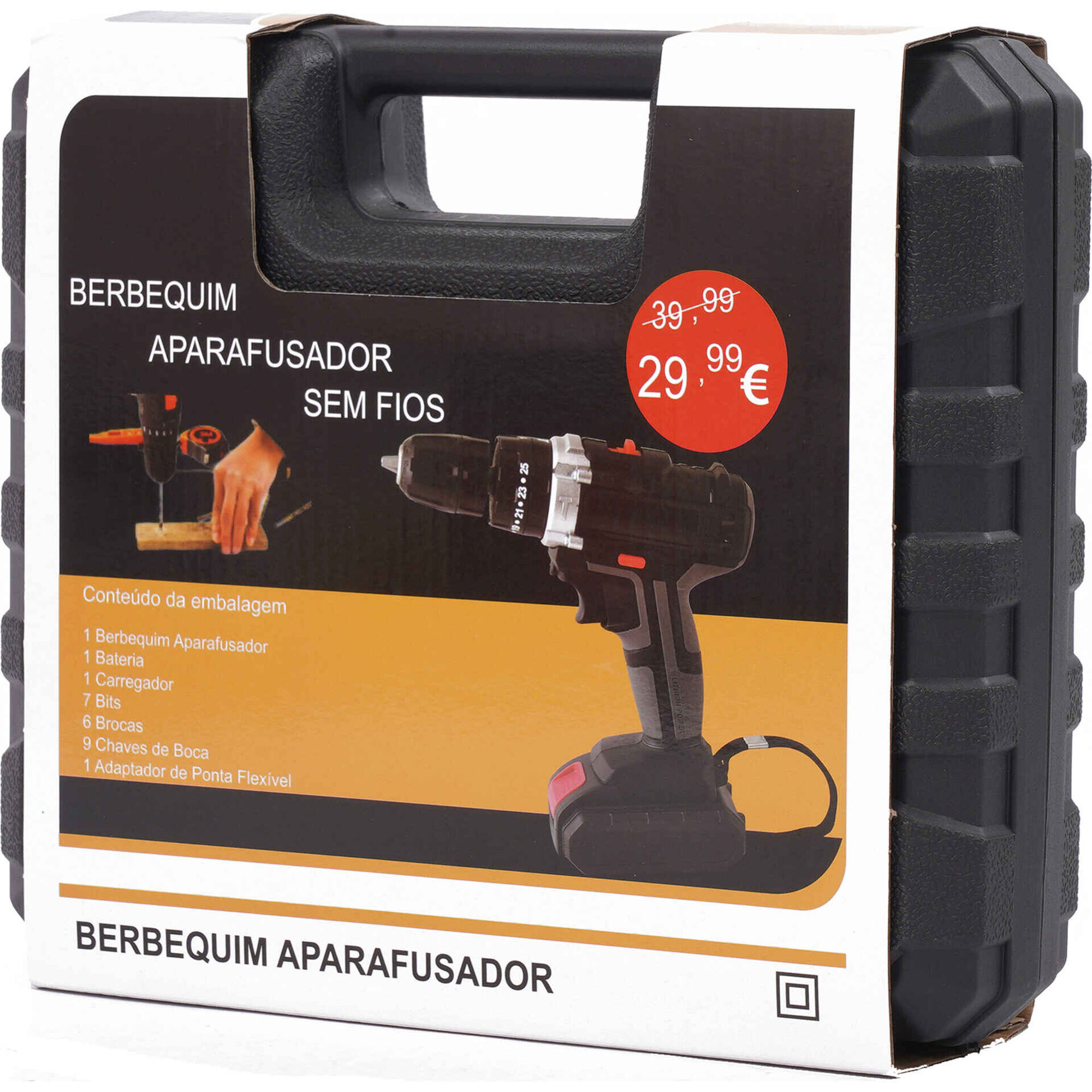 Berbequim 21V 1500 Torque Bazar&atilde;o
