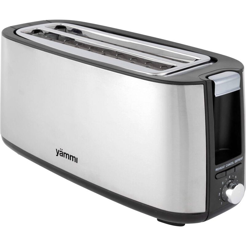 Torradeira 2 Entradas XL Inox 1400W Yämmi