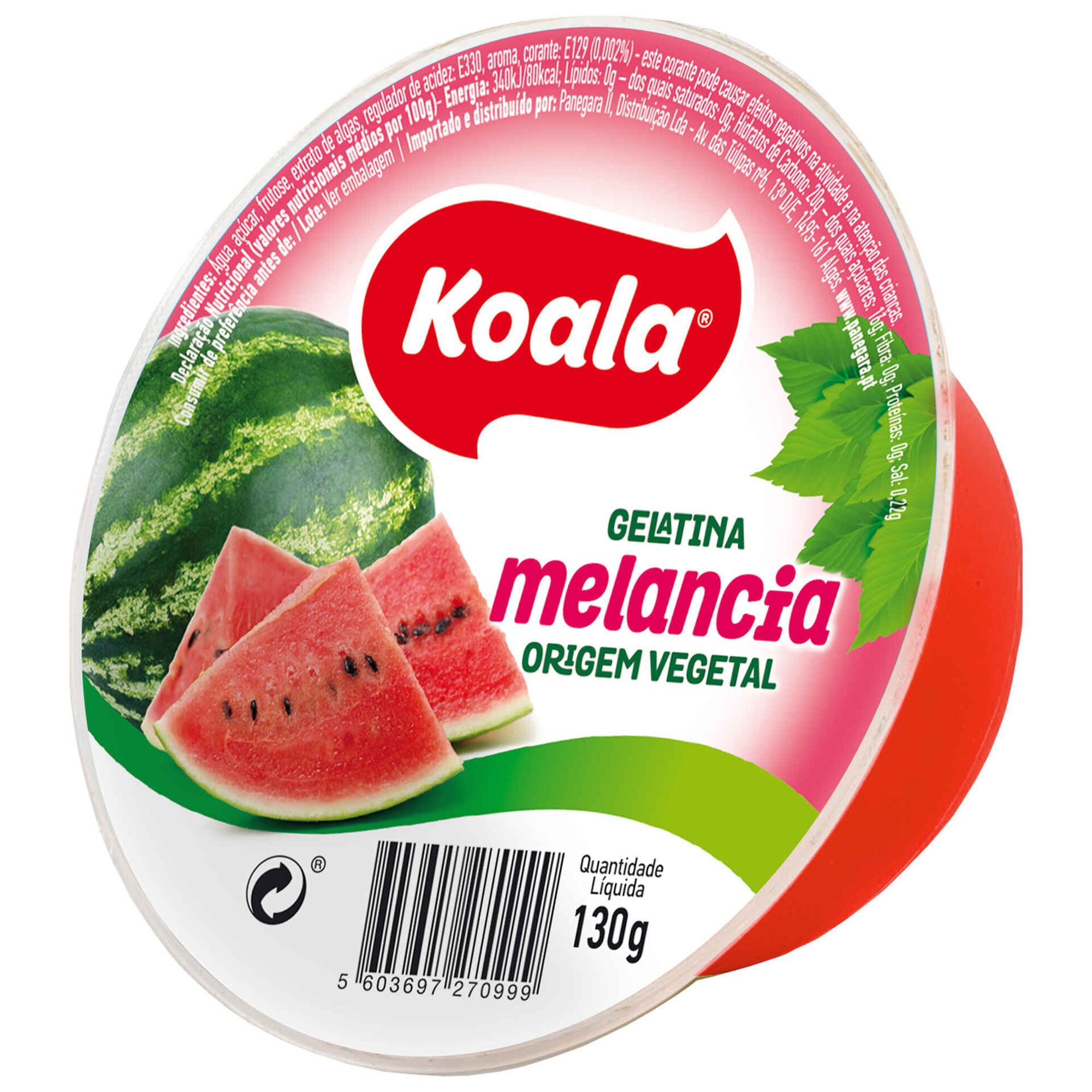 Gelatina Pronta de Melancia Gelatina Pronta de Melancia