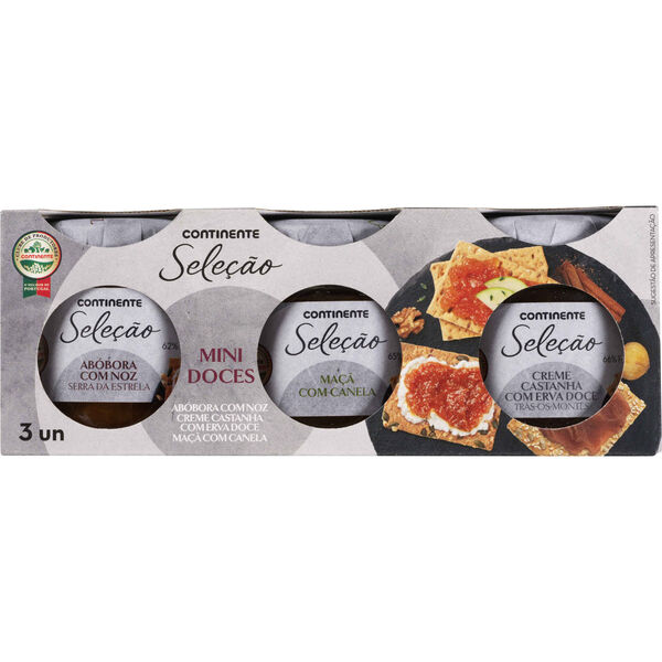 Mini Doces Continente Seleção