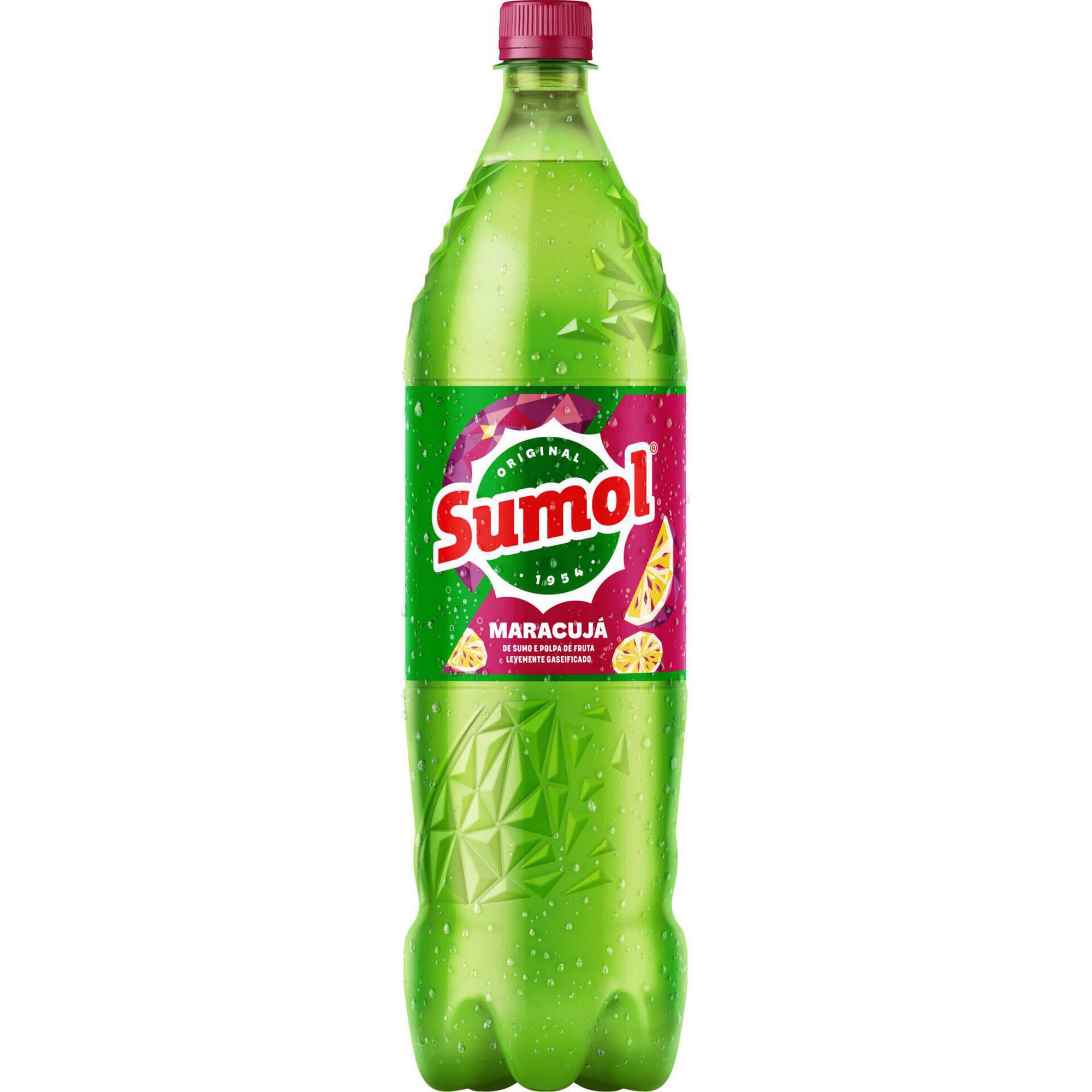 Refrigerante com G&aacute;s Maracuj&aacute; Sumol