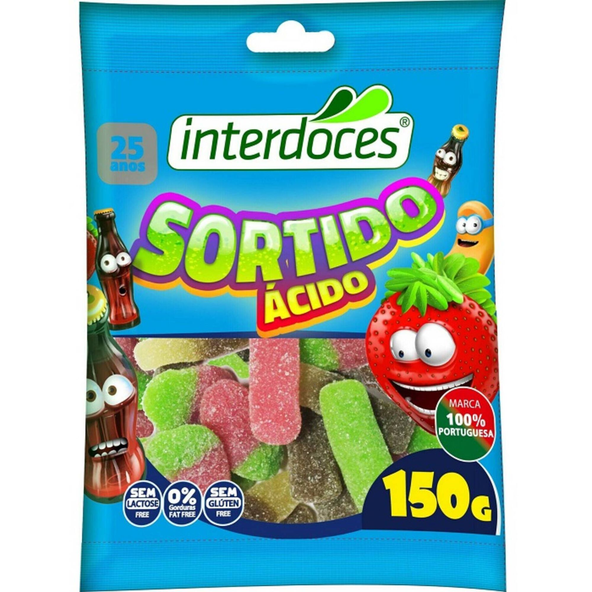 Gomas Sortido Ácido sem Glúten