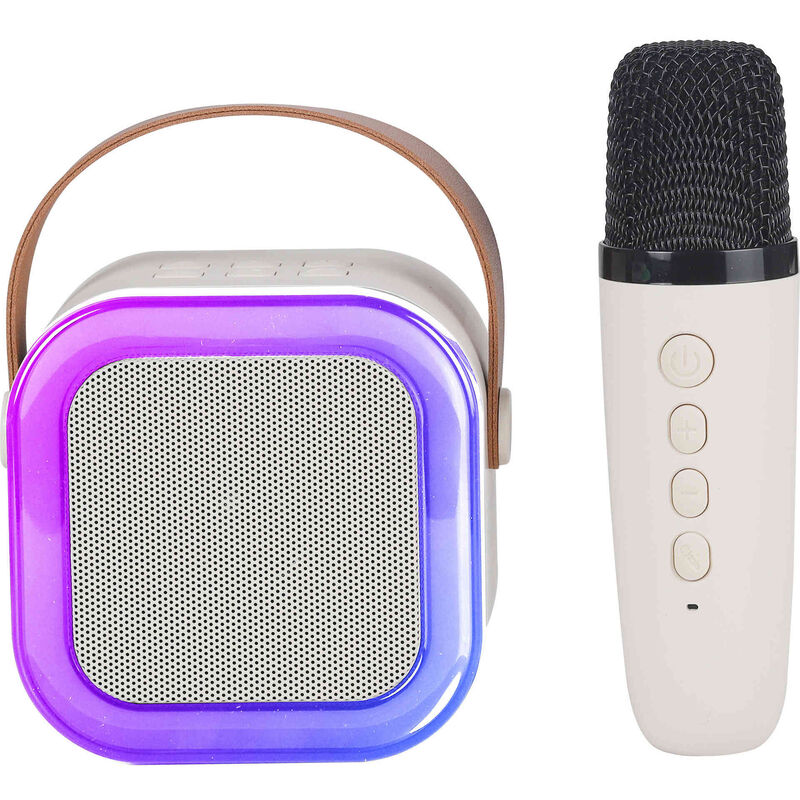 Coluna LED Bluetooth 5.1 com Microfone Bazarão