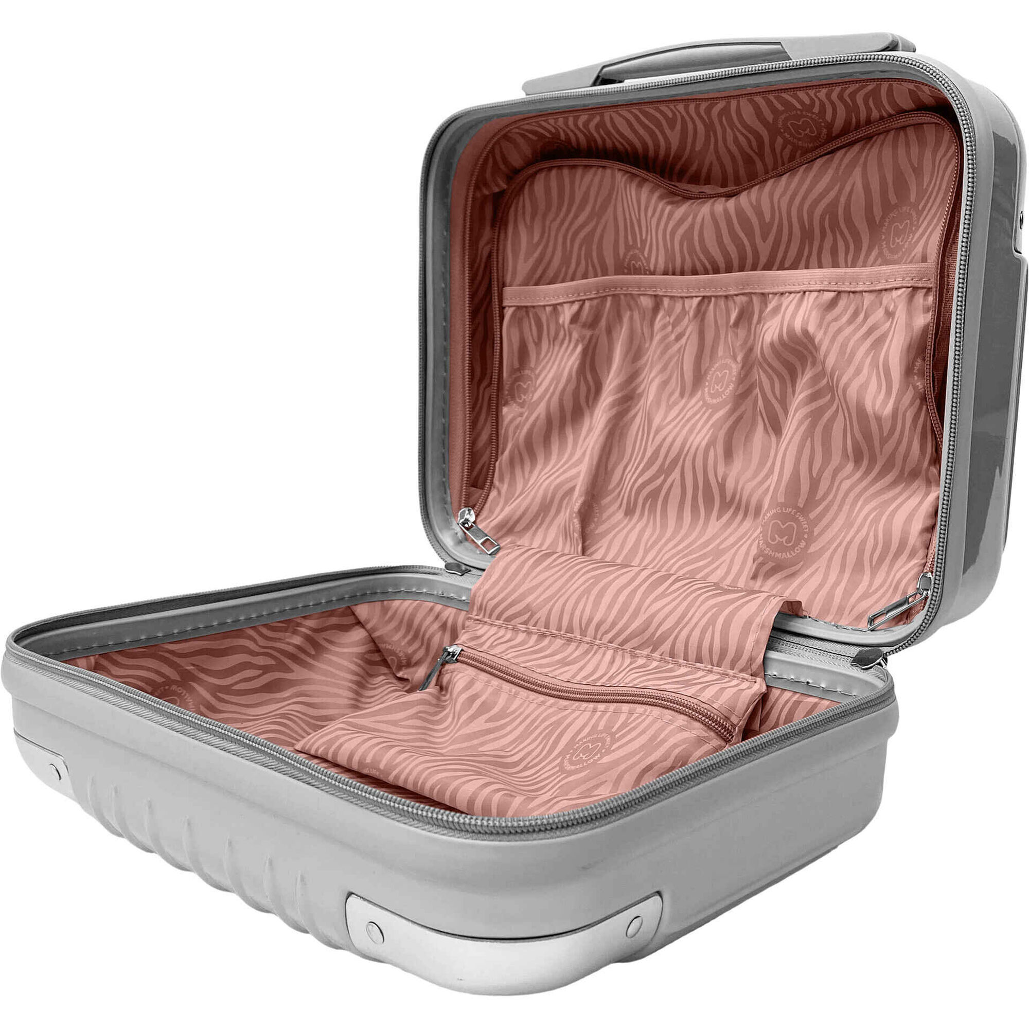 Necessaire Cinza Marshmallow