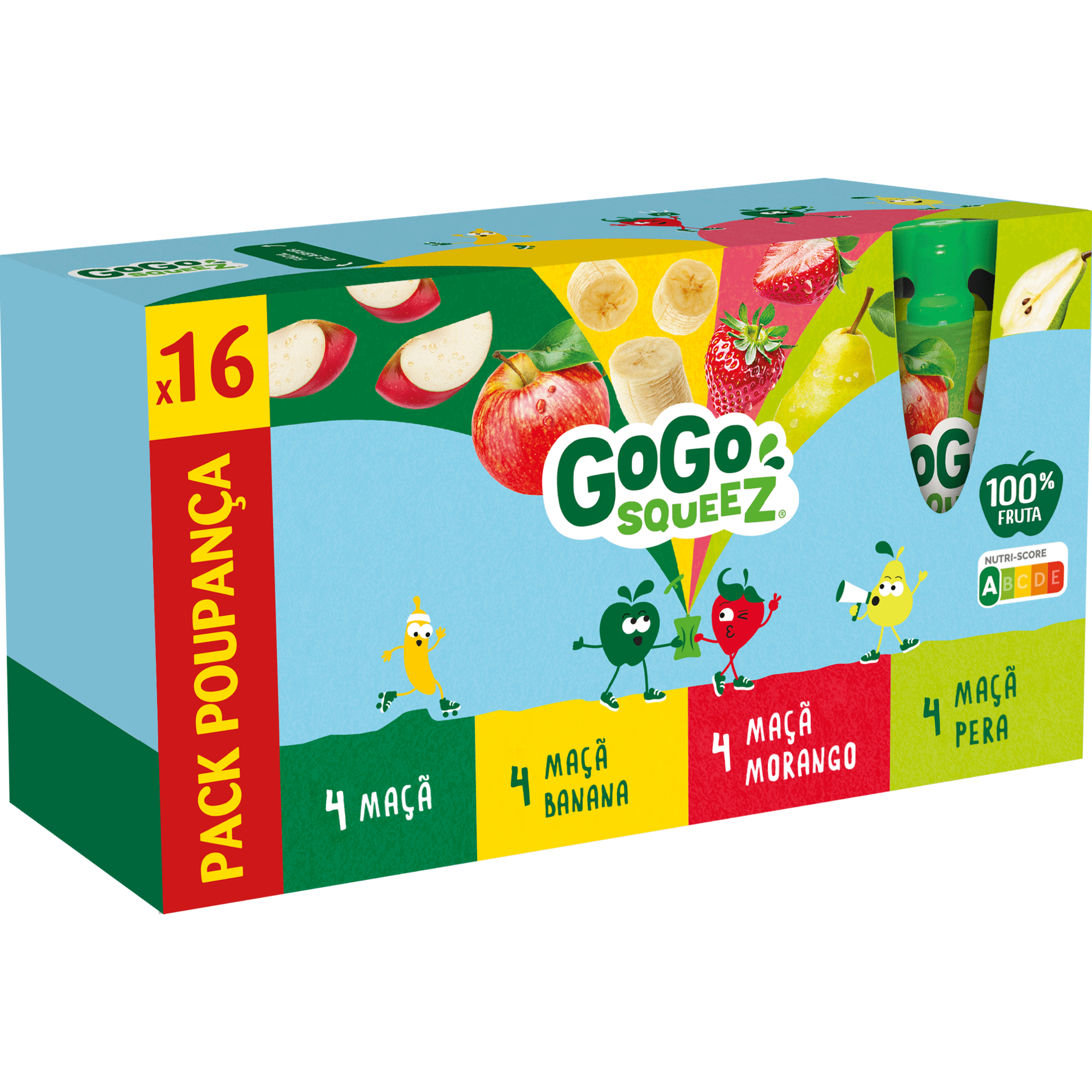 Pack Saquetas de Fruta GoGo squeeZ