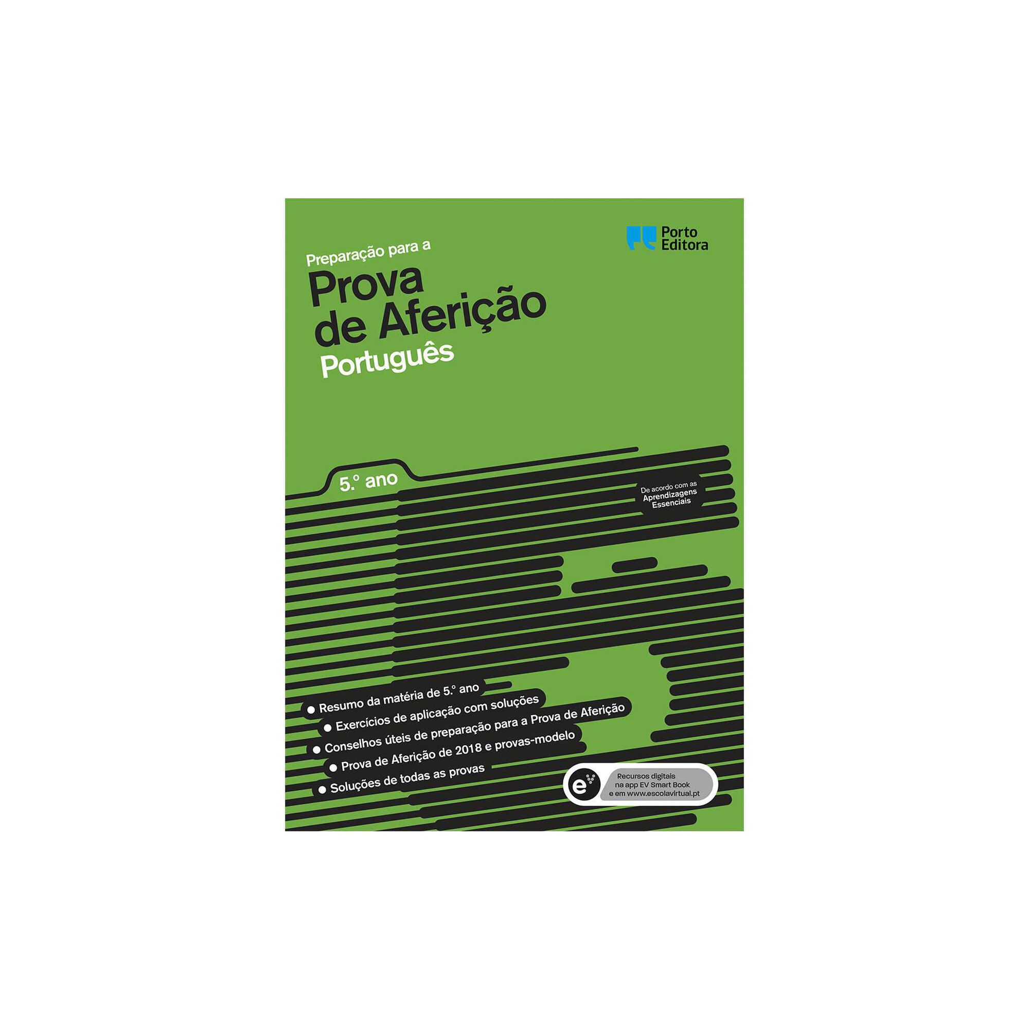 Prepara&ccedil;&atilde;o Para Prova de Aferi&ccedil;&atilde;o - Portugu&ecirc;s - 5&ordm; Ano de Porto Editora
