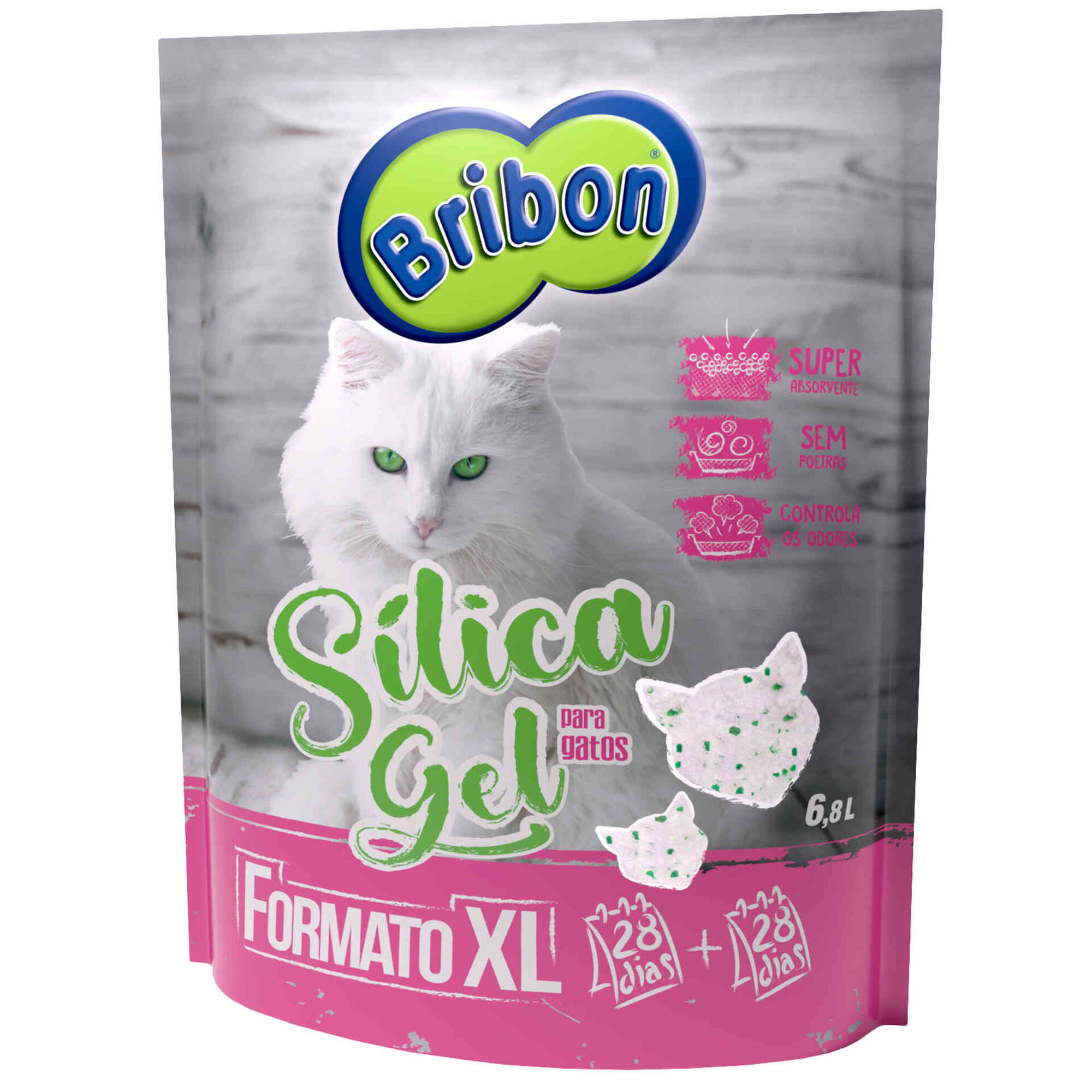 Areia Absorvente S&iacute;lica Gel Bribon