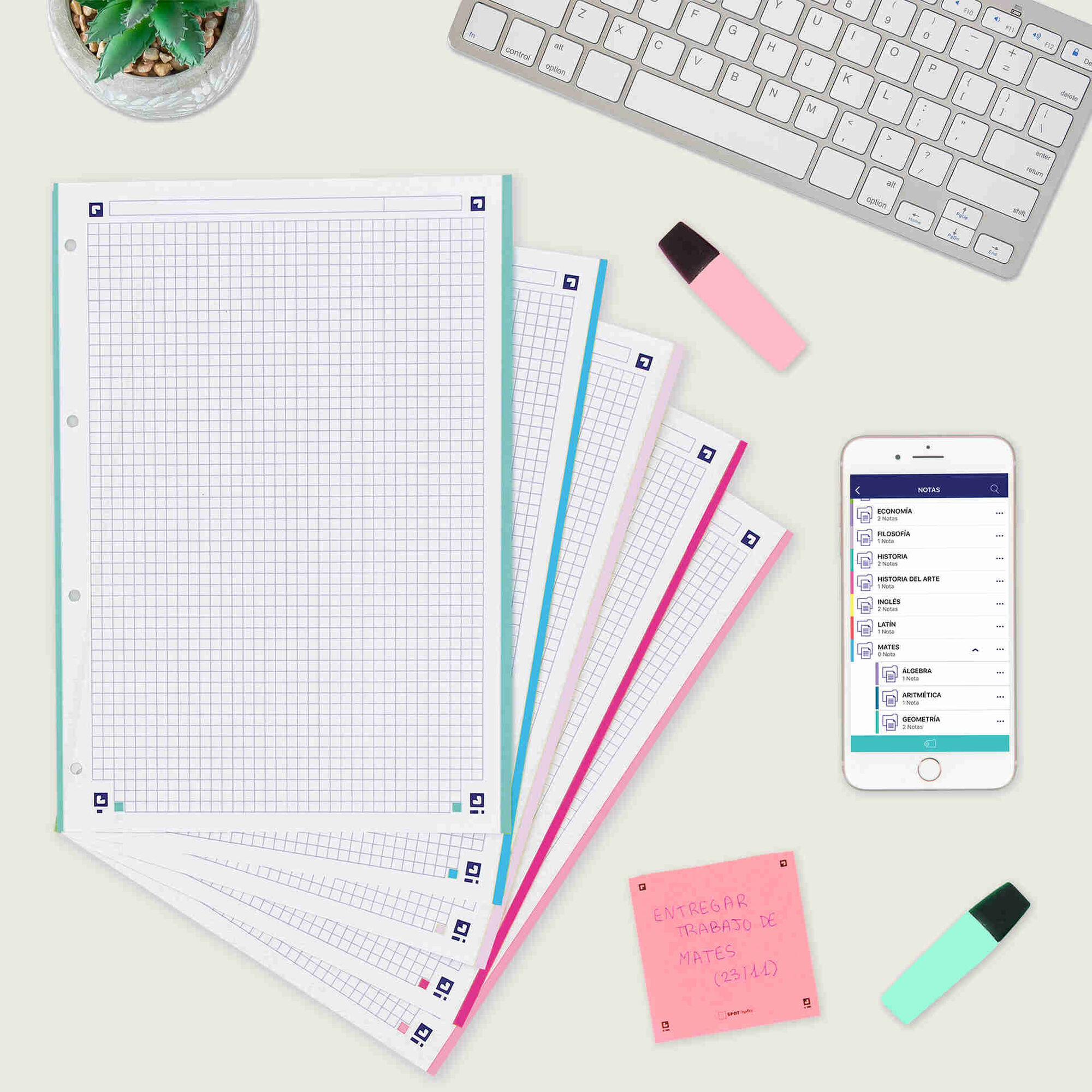 Recarga Papel A4 Quadriculado