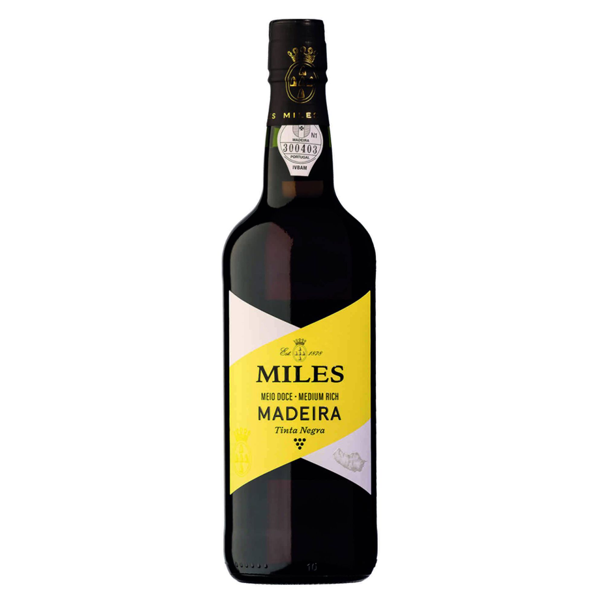 Miles Finest Vinho da Madeira Meio doce 3 Anos