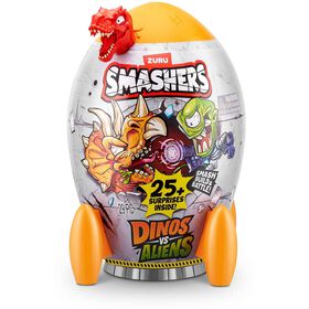 Smashers - Ovo Surpresa Foguet&atilde;o Dinos Vs Aliens (v&aacute;rios modelos)