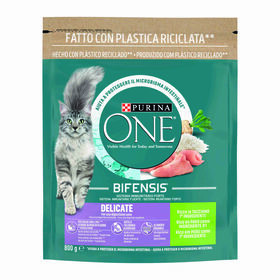 Ra&ccedil;&atilde;o para Gato Adulto Sensitive Peru Purina One