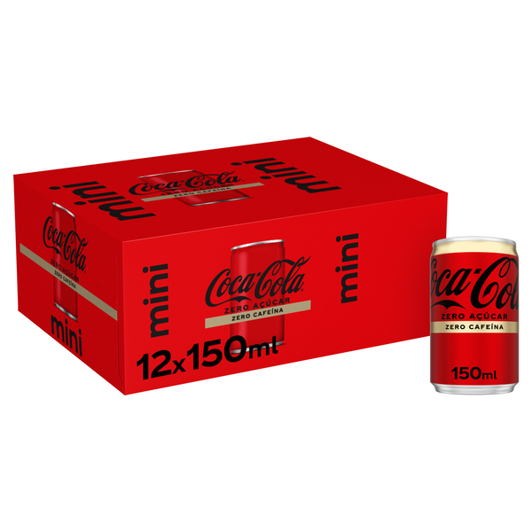 Refrigerante com Gás Cola Zero Açúcar Zero Cafeína Coca-Cola