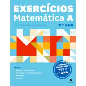 Exerc&iacute;cios e Testes Matem&aacute;tica 11.&ordm; Ano de Ant&oacute;nio Carlos Pampulim, S&eacute;rgio Valente e Cristina Viegas