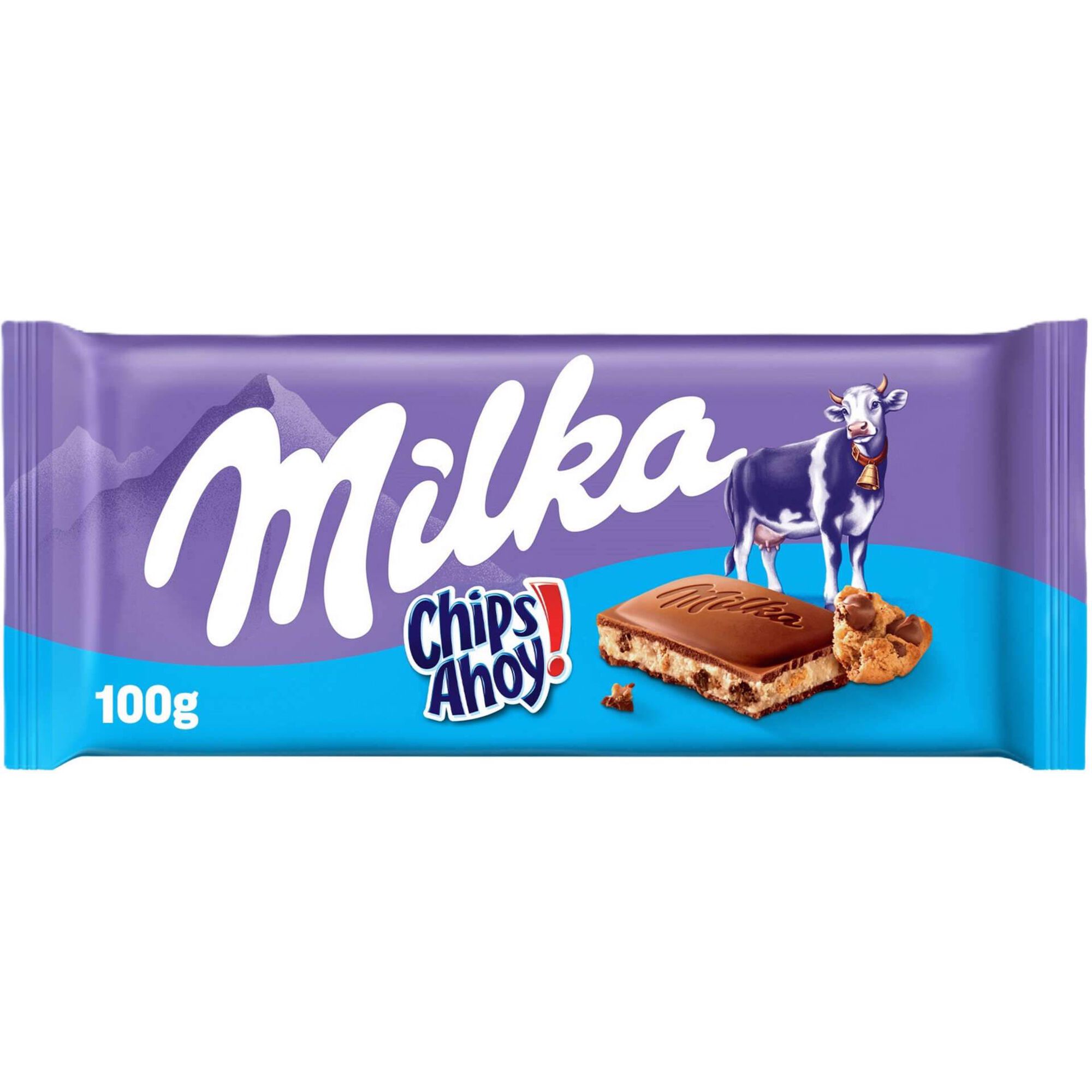 Tablete de Chocolate com Bolacha Chips Ahoy Milka