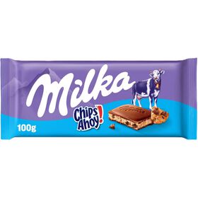Tablete de Chocolate com Bolacha Chips Ahoy Milka