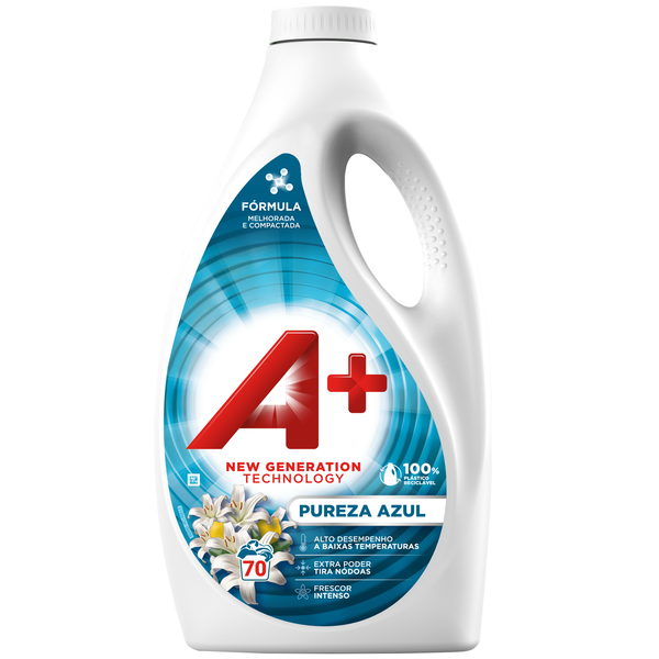 Detergente Máquina Roupa Líquido Pureza Azul A+