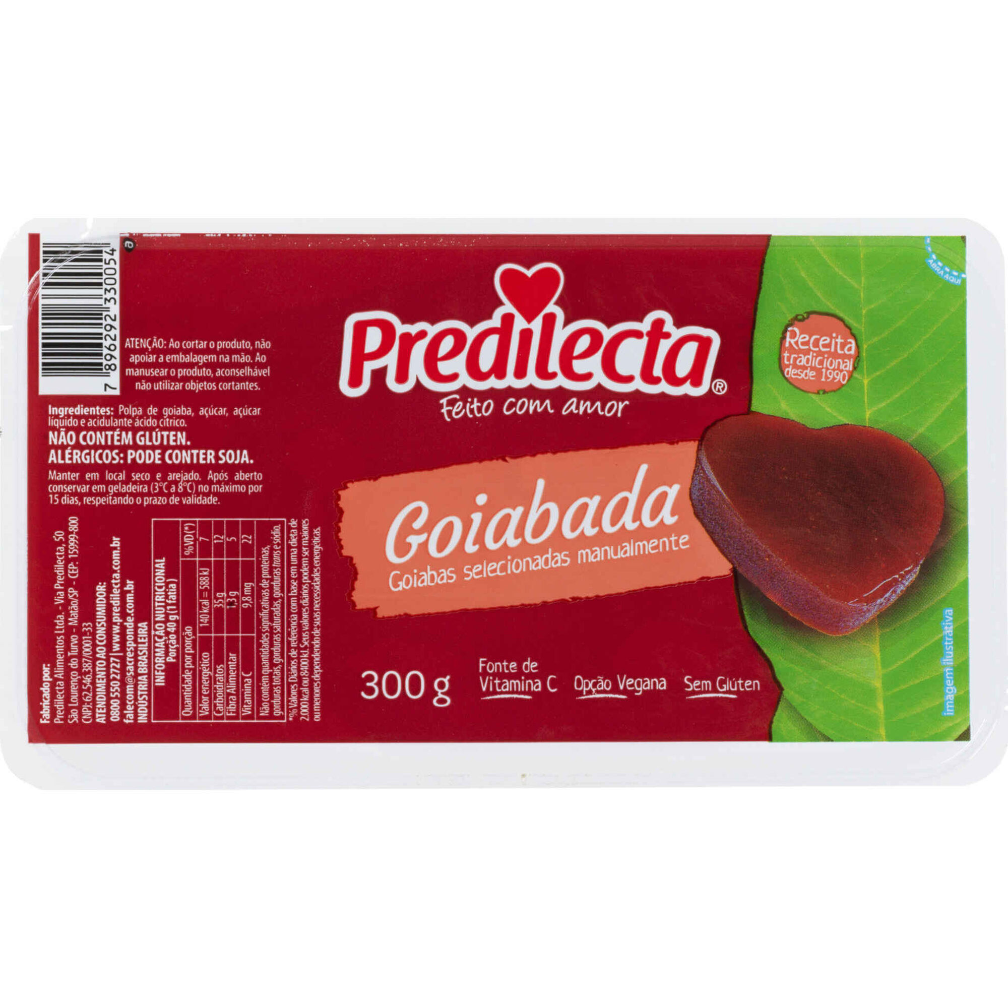 Goiabada sem Gl&uacute;ten Predilecta