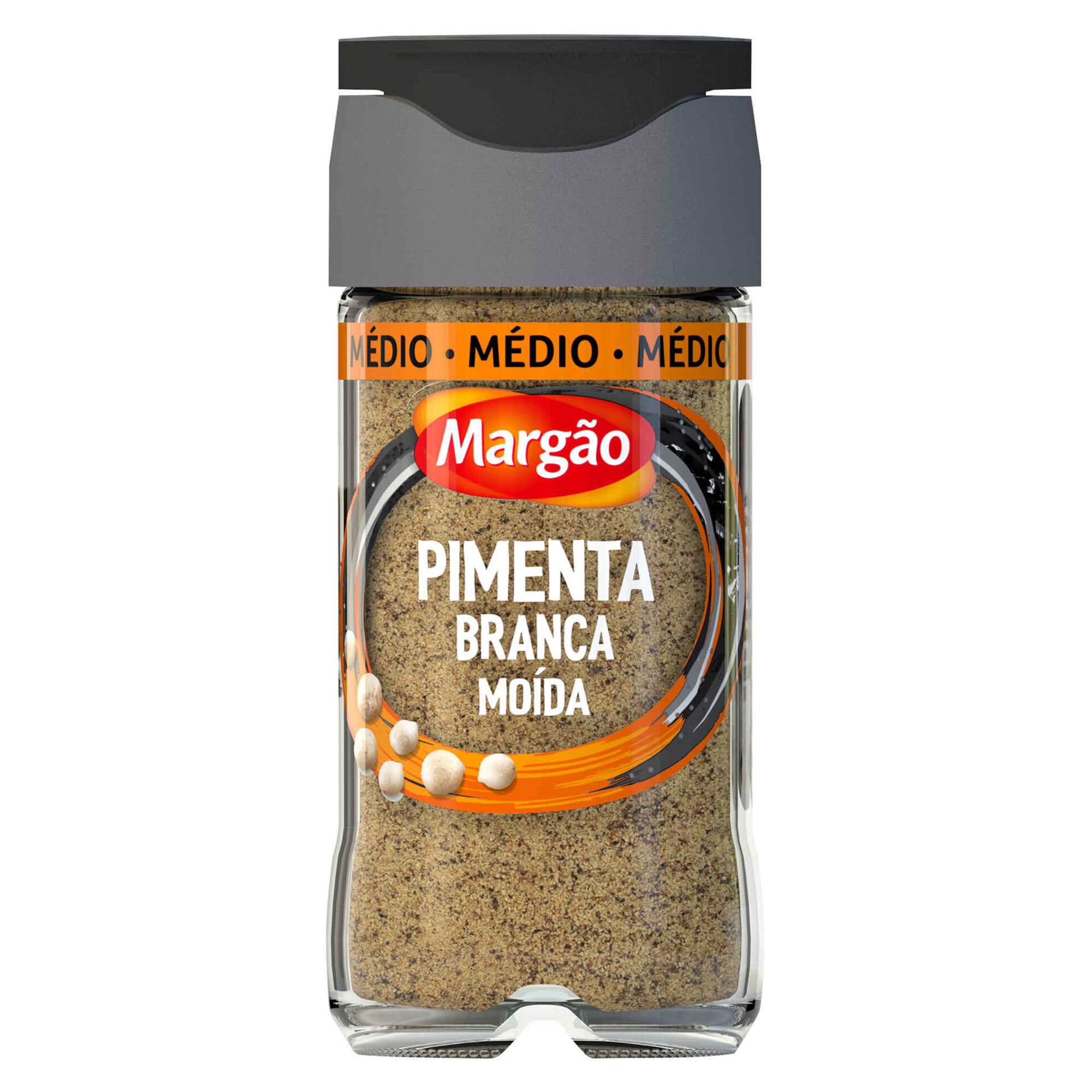 Pimenta Branca Moída em Frasco