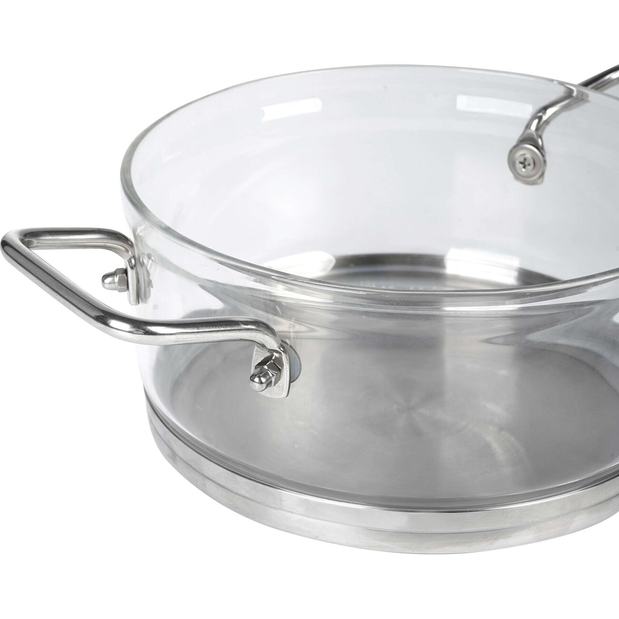 Ca&ccedil;arola Borossilicato Base Indu&ccedil;&atilde;o 2,5l Kasa