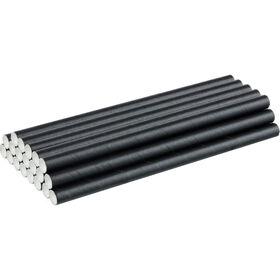 Conjunto 15 Palhinhas Papel Pretas Kasa