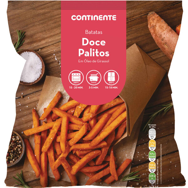 Batata Doce Palitos Continente