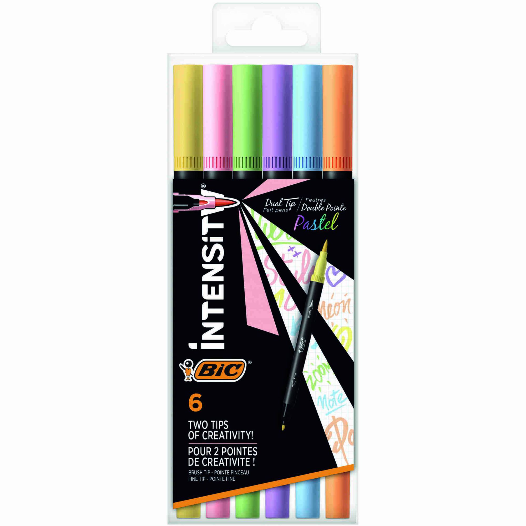 Marcadores de Colorir Dual Intensity Pastel Bic