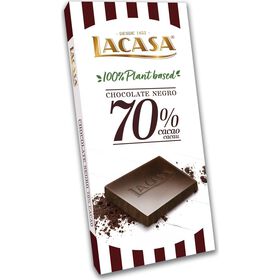 Tablete de Chocolate 70% Cacau sem Gl&uacute;ten Lacasa